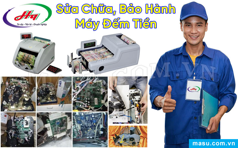Sử dụng máy đếm tiền