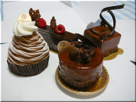 モンブラン／ジョルジュサンク／スーヴニール／アリババ・ショコラ