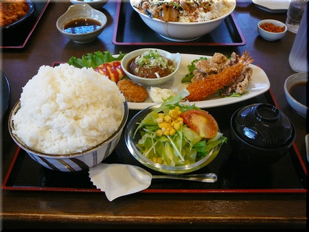 ミックスプレート定食（特盛り）