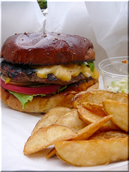 アボカドチーズバーガー