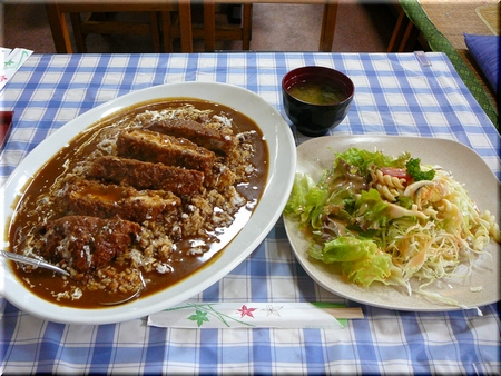 ジャンボカツカレー(大盛)