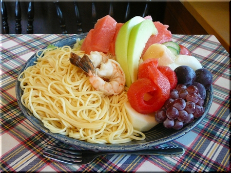 海老サラダスパゲッティー