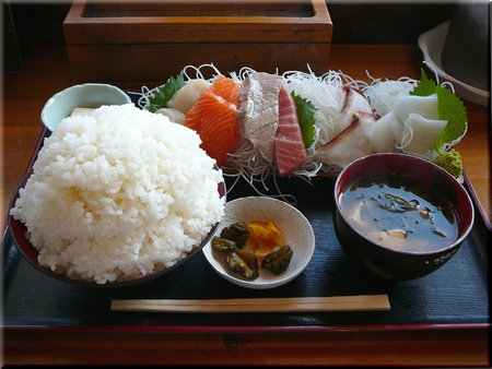 刺身盛り合わせ定食（大盛り）