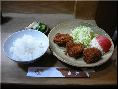 とんかつ定食（ヒレカツ・竹）