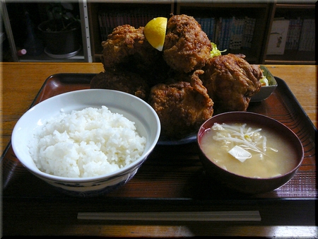 からあげ定食 （５ヶ）