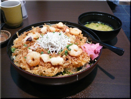 海鮮かき揚げ丼１枚（大盛り）
