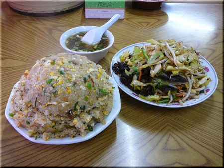 チャーハン（大盛り）＋ 野菜炒め