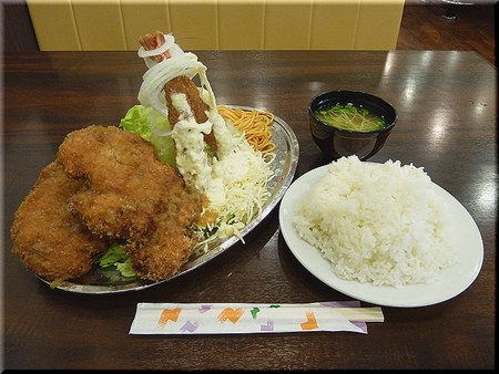 エビ＆チキンカツ定食