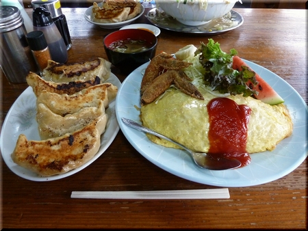 オムライス＋餃子