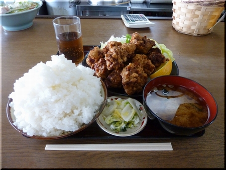 から揚げ定食（ご飯・おかず盛り）