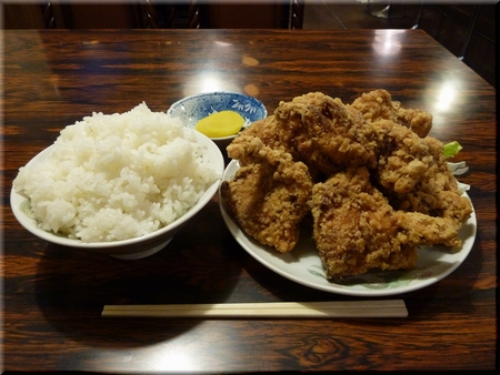 鳥唐揚げ＋大ライス