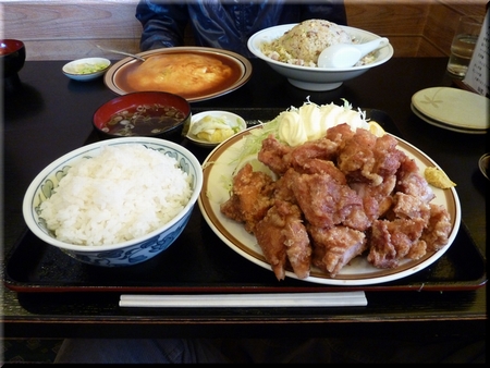 唐揚定食（大盛り）