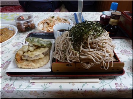 野菜天ざるそば(大盛り) 野菜天ざるそば(大盛り)