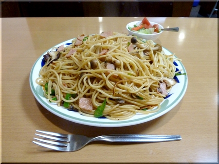 木の子スパゲティー（大盛り）