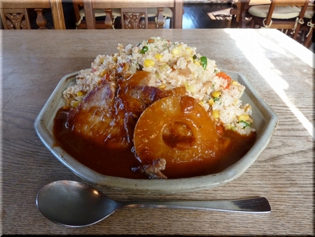 ポークステーキハワイアン(超大盛り ポークステーキハワイアン(超大盛り