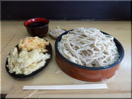 天婦羅付き相盛り(人参・ごぼう／大盛り)