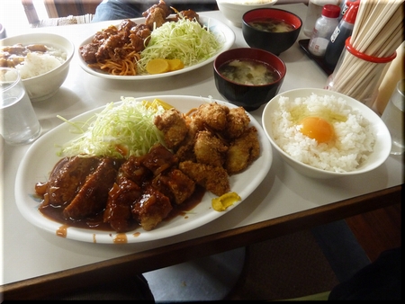 カキフライ・ヒレカツ定食
