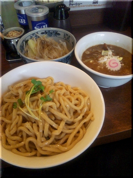 強麺つけ+野菜 強麺つけ+野菜