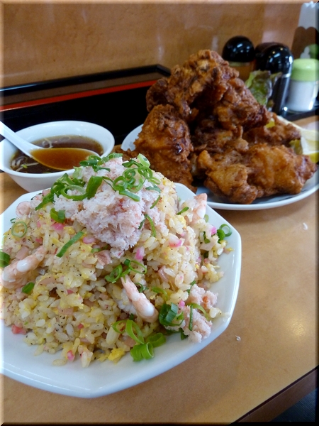 五目チャーハン＋鳥のからあげ