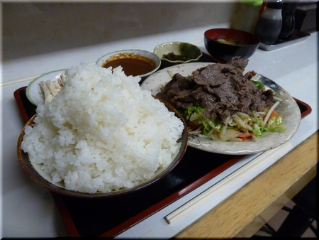 朝鮮焼定食（牛・大盛り）