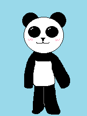 パンダの真墨
