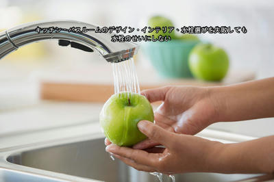 キッチン・バスルームのデザイン・インテリア、水栓選びを失敗しても水栓のせいにしない