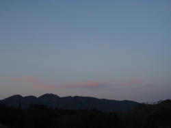 夕暮れ