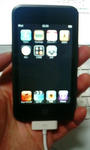 起動したiPod touch