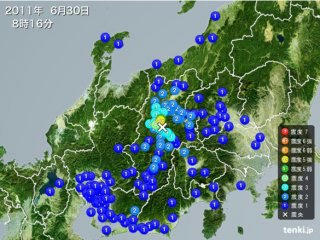 110630_0816_松本市を震源地とする震度５強の地震