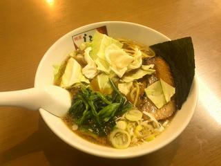 160104_1846_麺屋しるし・醤油豚骨ラーメン（諏訪市）