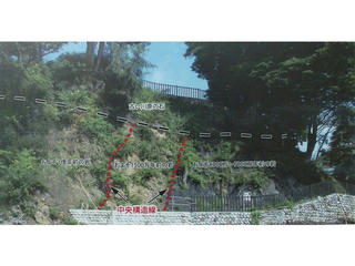 160816_中央構造線 溝口露頭の案内図（伊那市長谷）