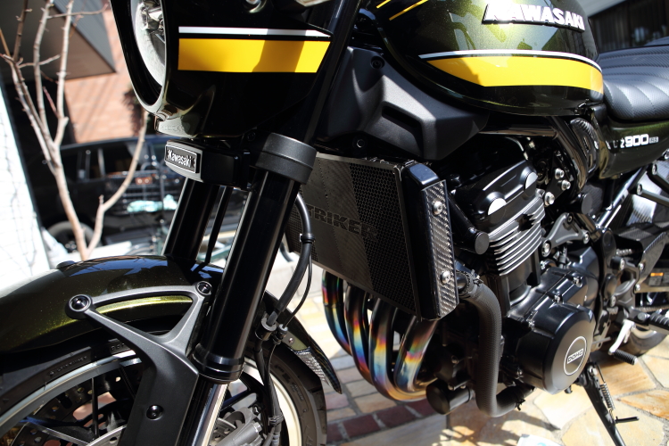 Z900RSのボルトをチタンボルトに交換