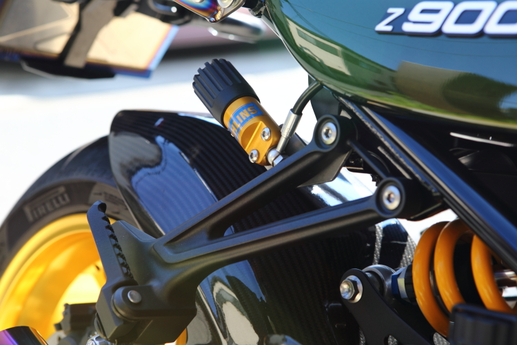 Z900RS オーリンズKA739のプリロードアジャスタ