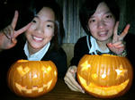 ハロウィンでピース！