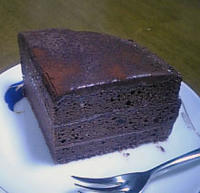 バレンタインのチョコレートケーキ