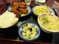 から揚げ定食ランチ
