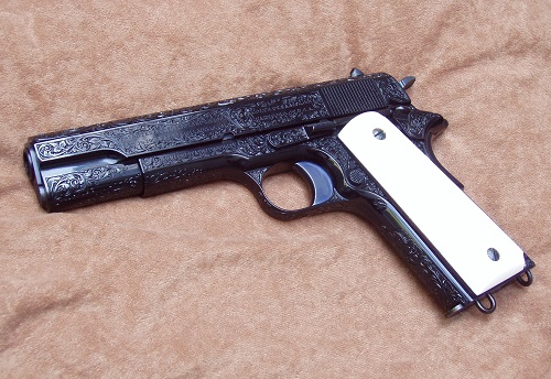 BARNS REAL ENGRAVE CUSTOM マルイ M1911A1（BARNS REAL ENGRAVE