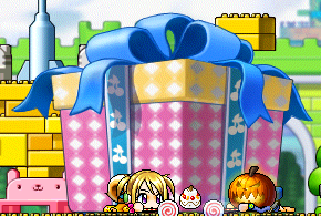 プレゼントボックスをこわします