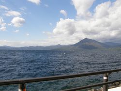 支笏湖と恵庭岳