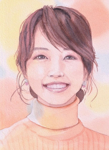可愛いひと ８ やっぱり 水彩画