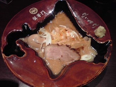 蟹専門けいすけの渡り蟹味噌ラーメン（玉子入り）