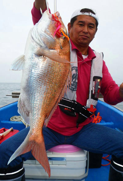 鯛ラバ　マダイ　釣果