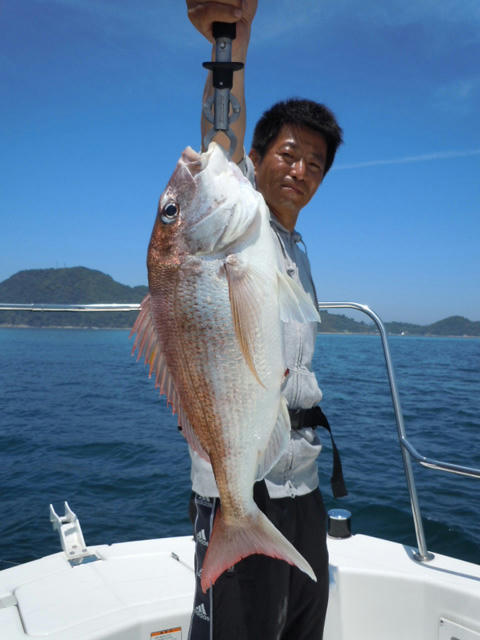 マダイ 鯛ラバ 松山沖