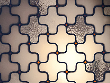 十字模様ランプ12