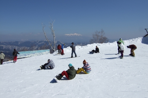 めいほうスキー場の頂上