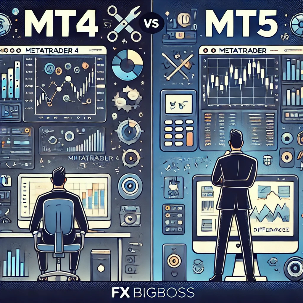 BigBossでのMT4とMT5の違いを徹底解説