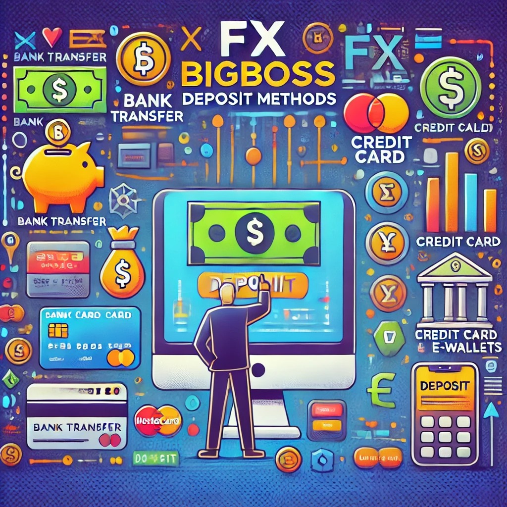 BigBossの入金方法を徹底解説：国内外銀行やクレジットカード、暗号通貨対応