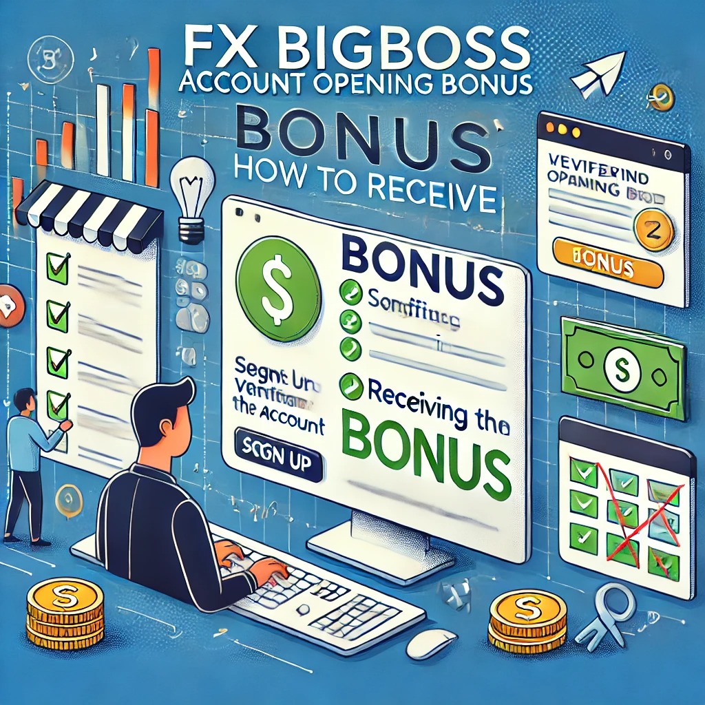 BigBossの口座開設ボーナスの受け取り方と注意点