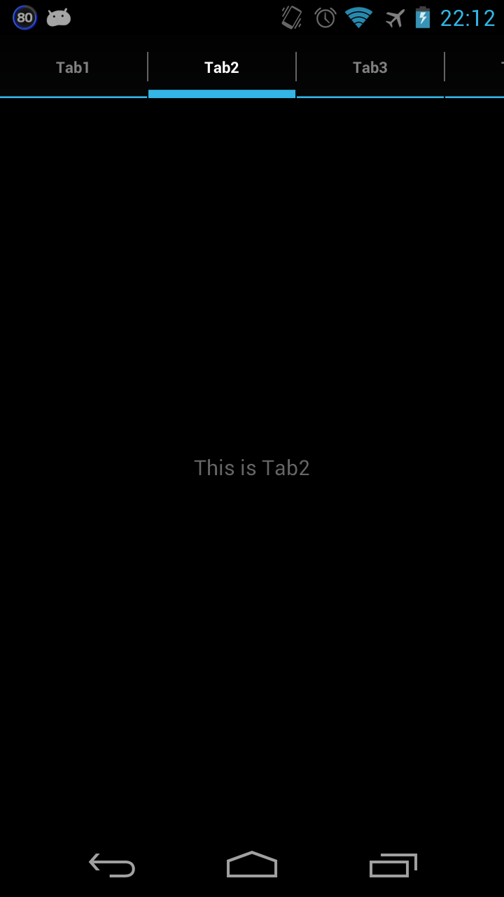 ViewPagerExtensionsで簡単に左右スライドのタブを作る