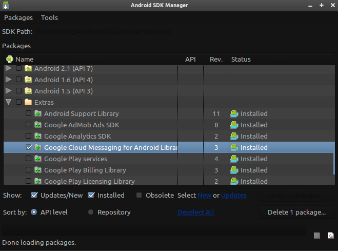 Google Cloud Messaging for Android Library